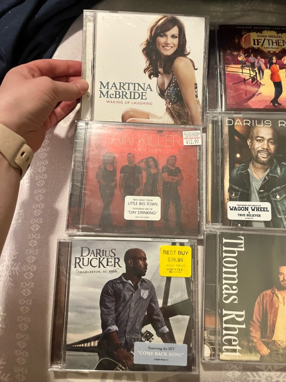 Assorted Country Music CD Lot - Martina McBride, Darius Rucker